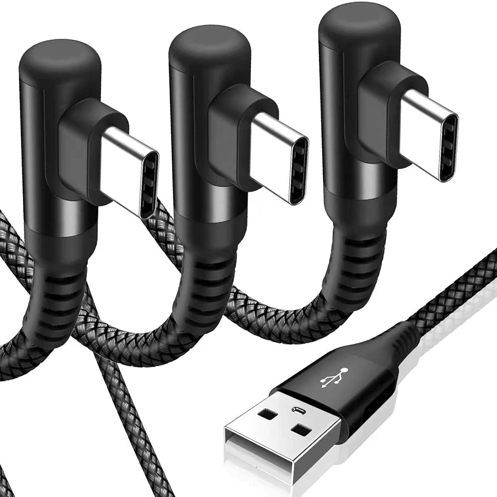 Amazon.co.jp: USB Type C ケーブル L字【3本セット 1m/1m/2m